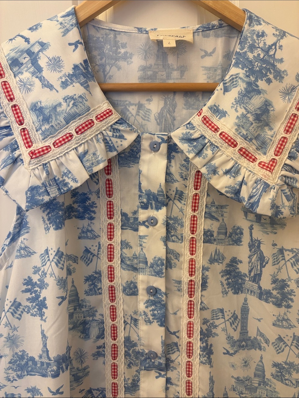 All American Girl toile mini dress - Picture 4 of 6
